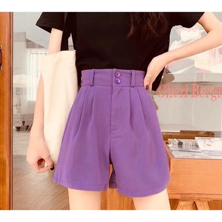 Quần đùi cạp cao 2 cúc 2088