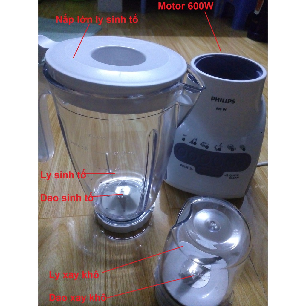 Cối xay khô máy xay Philips HR2115 HR2118