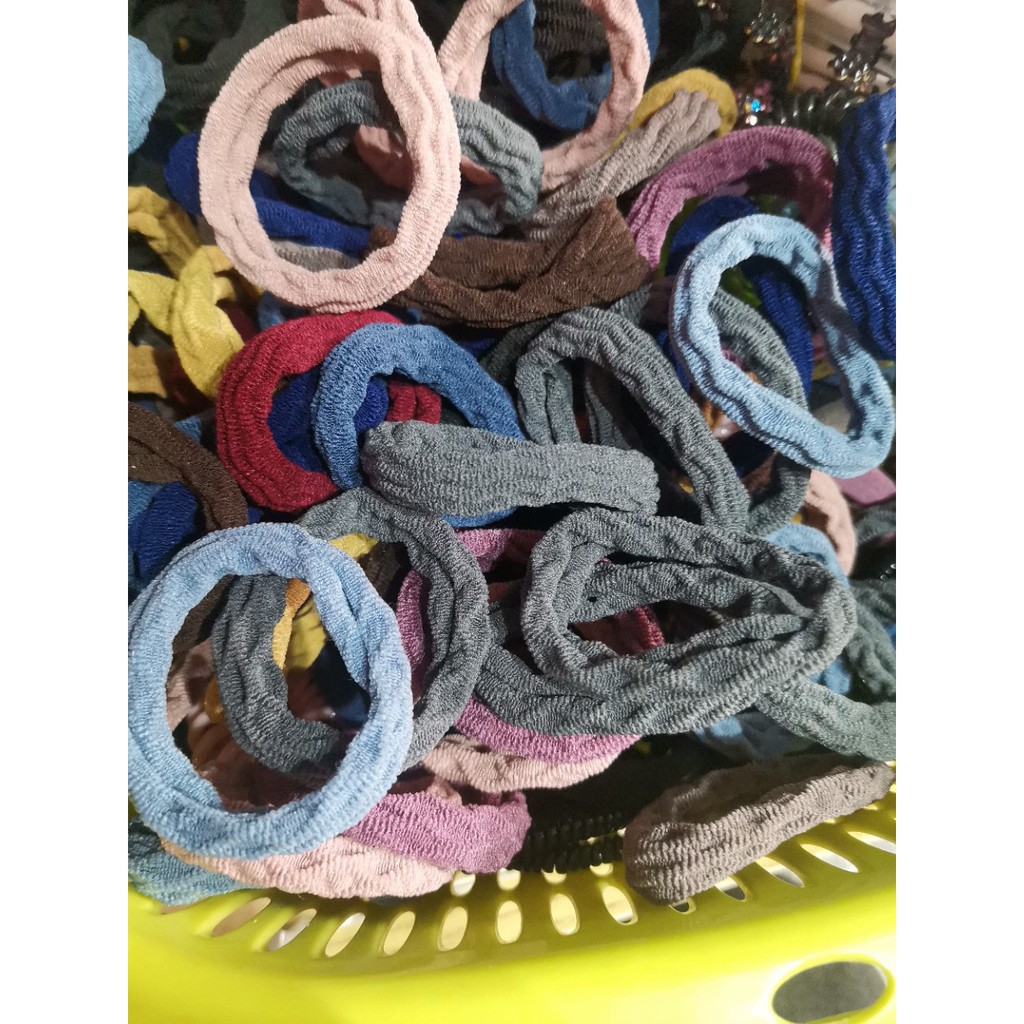 Dây Buộc Tóc SOLANO Chun Buộc Tóc Nỉ Co Giãn Nhiều Màu Phong Cách Đơn Giản FAH-001244 (Giao Màu Ngẫu Nhiên)