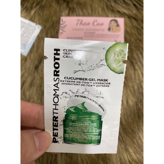 Mẫu thử Mặt nạ Cấp nước Detox da Dưa leo Peter Thomas Roth Cucumber Gel Mask