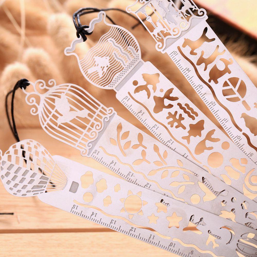 Thẻ Đánh Dấu Trang Sách Bằng Kim Loại Siêu Mỏng Sáng Tạo Cho Học Sinh / Văn Phòng