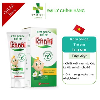 Kem Bôi Da Trẻ Em ÍCH NHI [Tuýp 20gr] - Giảm sưng ngứa, hăm tả cho bé [Nam Dược]