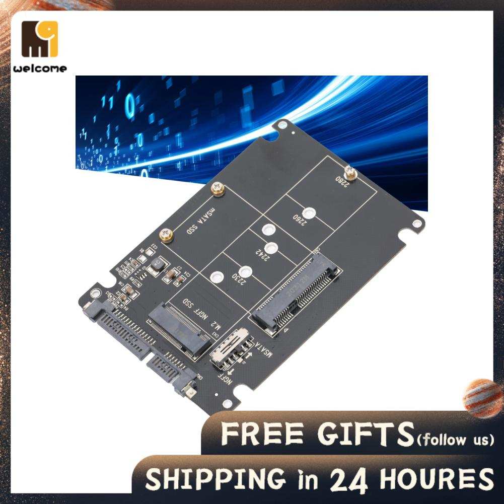 Bảng Mạch Chuyển Đổi Welco M.2 Ngff / Msata Sang Sata 3.0 Ssd