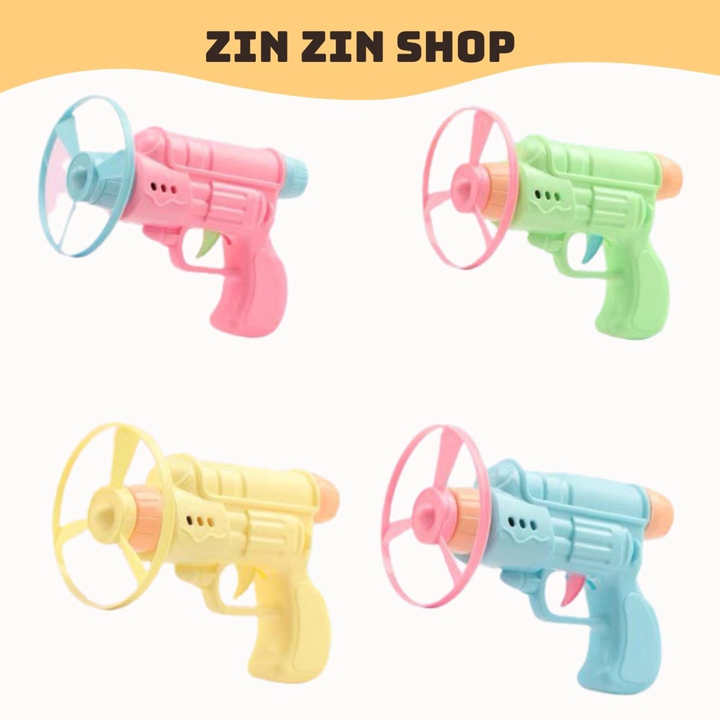 Đồ chơi súng bắn đĩa quay nhiều màu sắc cho bé