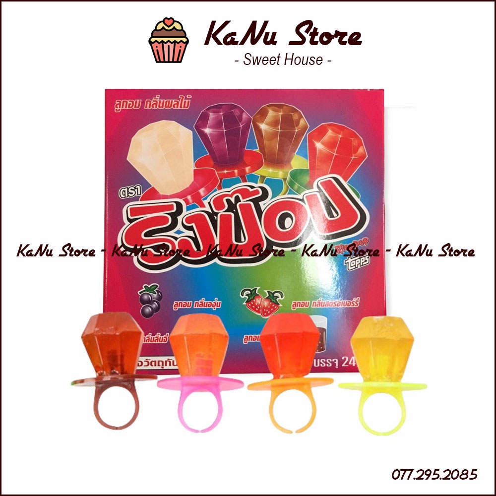 Kẹo nhẫn kim cương RingPop Thái Lan