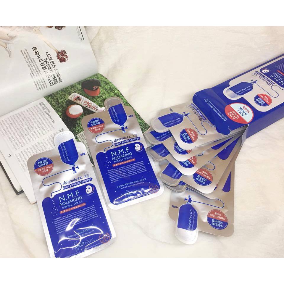 Mặt nạ cấp nước dưỡng ẩm Mediheal NMF Aquaring Ampoule Mask _ Mediheal Chính Hãng