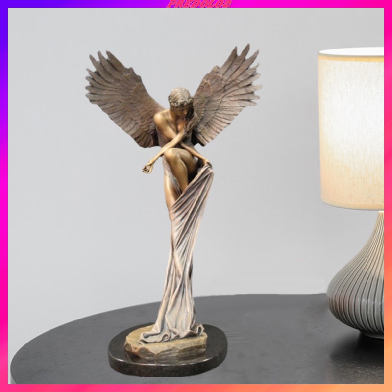 Angel Statue Figurine Collection Ornament Home Meditation Room Decoration