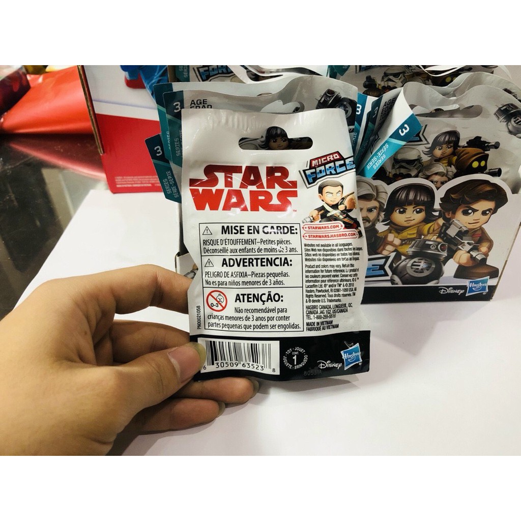 Bộ sưu tập star wars Micro sorpresa en bolsa serie 1(1 túi)