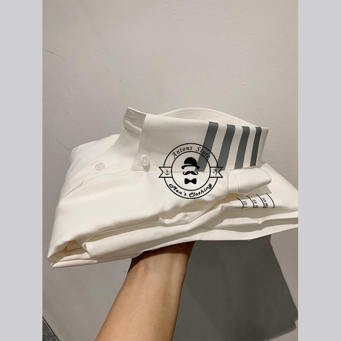 Sơ Mi Thom Browne 4 Vạch Cổ