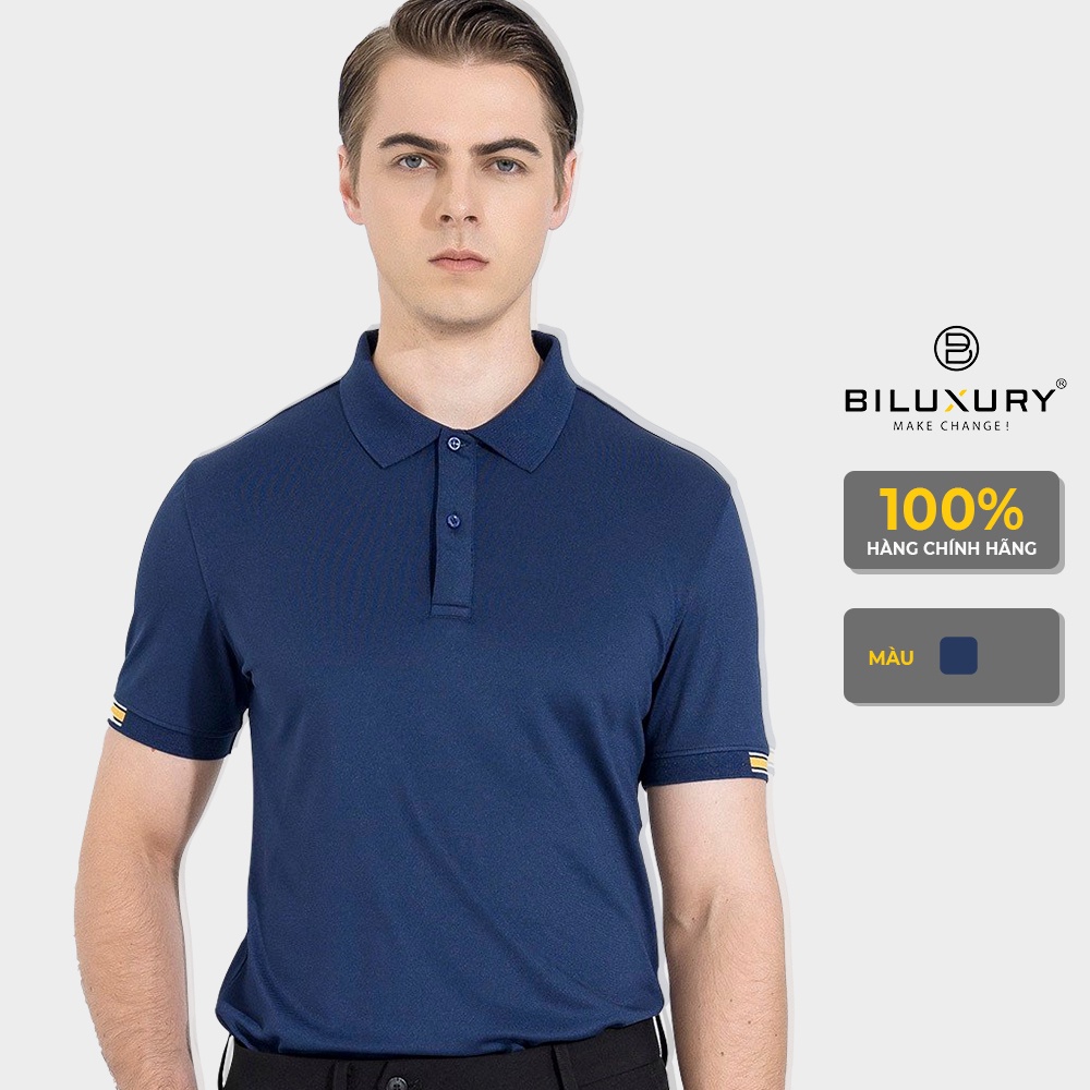 Áo polo nam Biluxury kiểu dáng đơn giản lịch lãm chất vải thoáng mát co giãn tốt 4APCT016TTS