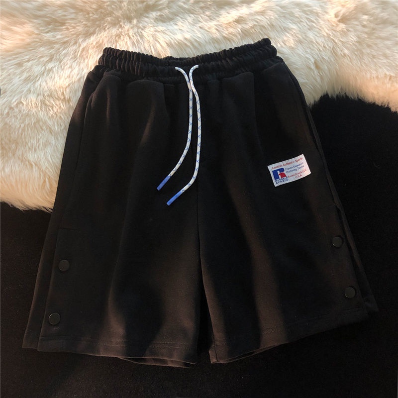 Quần short nữ lưng cao ống rộng thời trang