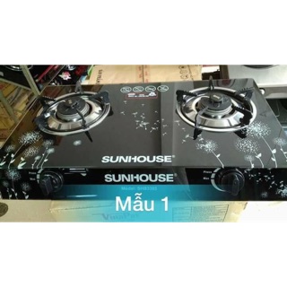 BẾP GA ĐÔI DƯƠNG KÍNH SUNHOUSE BẢO HÀNH 12 THÁNG