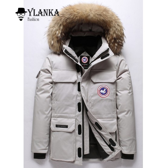 Áo Khoác Nam Cao Cấp 2023 - Áo Khoác Mũ Lông Dày Ấm Áp