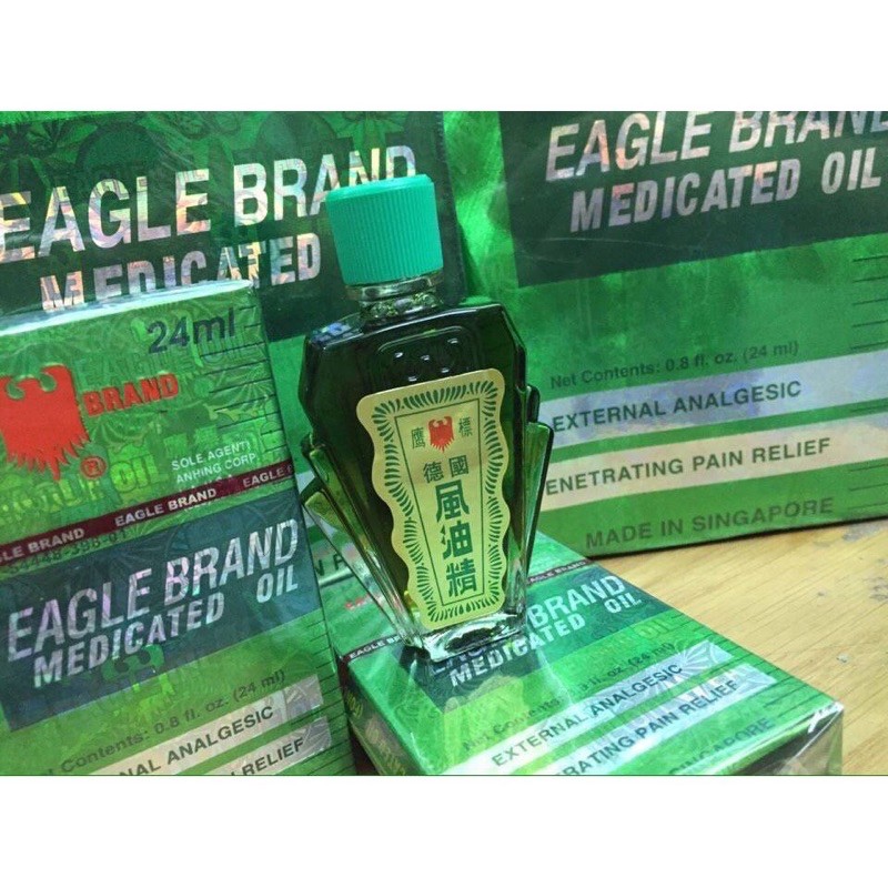 🎋 Dầu gió xanh con Ó Eagle Brand chính hãng hàng USA