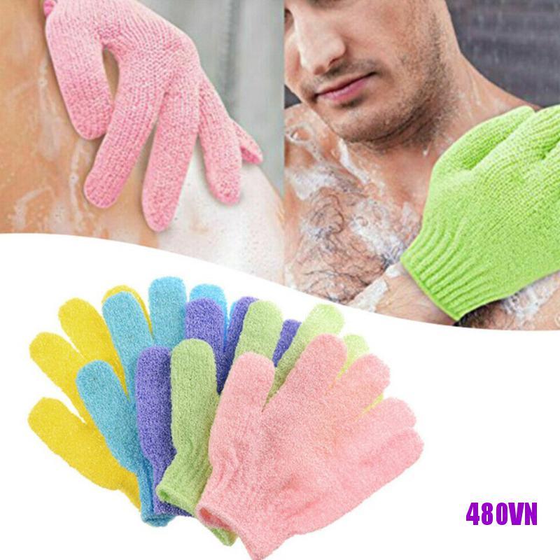 Set 5 Đôi Găng tay đi tắm Tẩy Tế Bào Chết Mát Xa Chăm Sóc Da