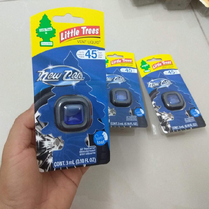 Nước hoa tinh dầu Little trees Vent Liquid kẹp thơm gài khe gió máy lạnh oto