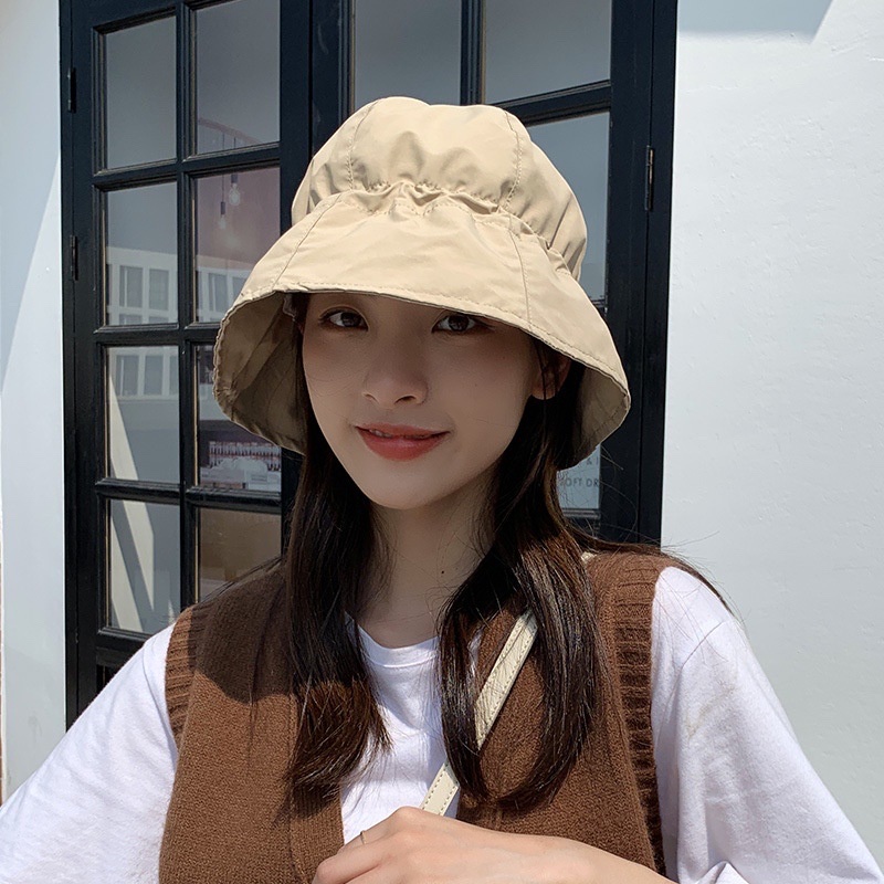 Nón Tai Bèo Thiết Kế Dây Rút Điều Chỉnh Được Phong Cách Nhật Bản Thời Trang Mùa Hè Cho Nữ
