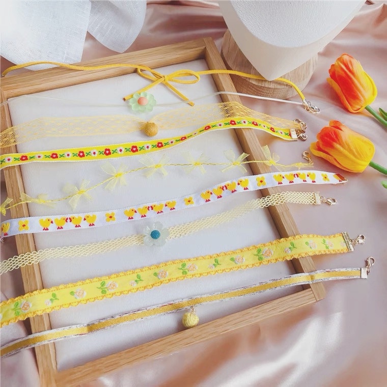 Vòng Cổ choker Dây Xích Ngắn Thời Trang Xuân Hè Phong Cách Nhật Hàn Cho Nữ