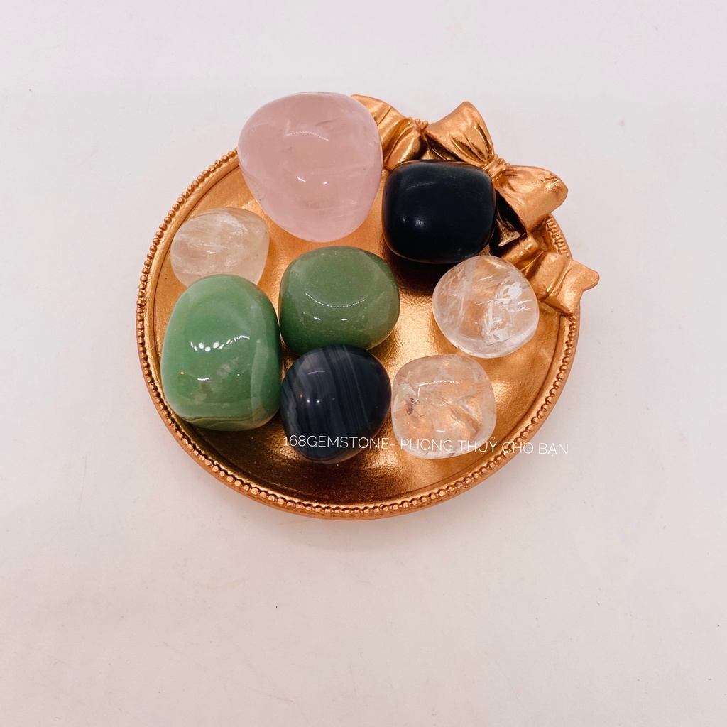 100g Đá Thach Anh Các Loại, Thach Anh Hồng, Xanh, Đen, Trắng Loại Đẹp, Đa Tự Nhiên Mang Năng Lượng Tích Cực