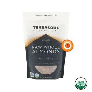 HẠNH NHÂN HỮU CƠ TERRASOUL (454g) - Organic Almond