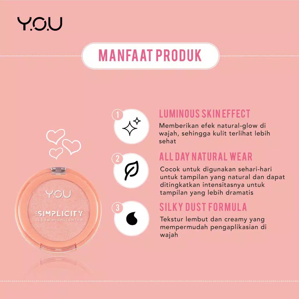 The Simplicity Gleam (hàng Mới Về) Phấn Bắt Sáng Trang Điểm Thiết Kế Đơn Giản | BigBuy360 - bigbuy360.vn