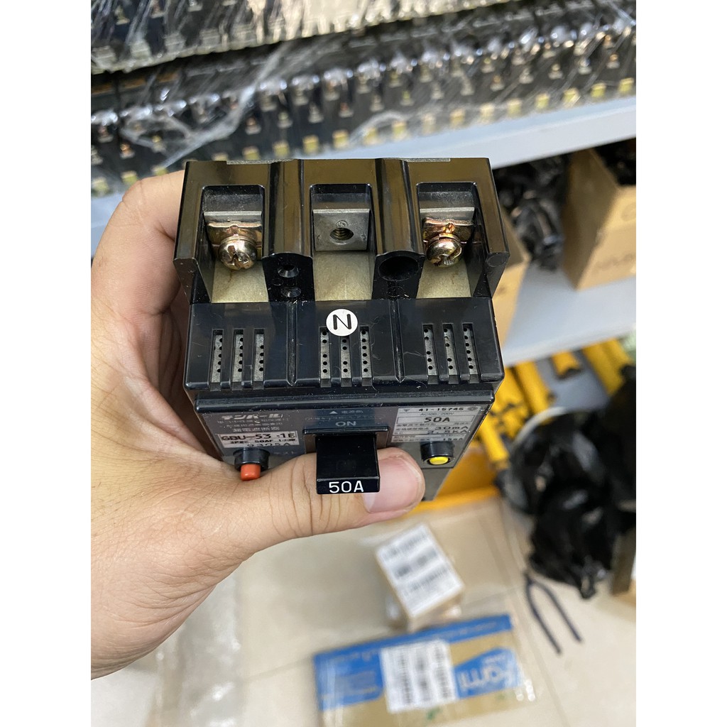 Aptomat chống giật 30A - 60A dòng dò 15-30mA tháo tủ nhật bản