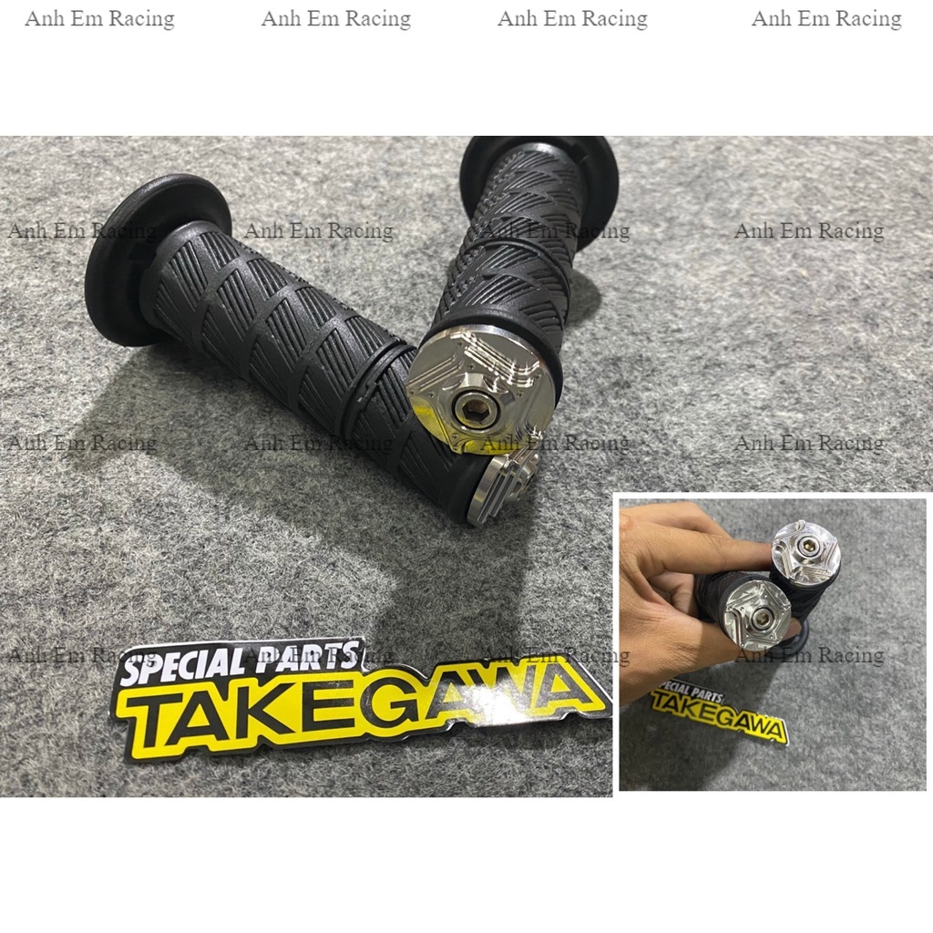 BAO TAY TAKEGAWA kèm gù INOX-304 Ngôi Sao lắp cho mọi dòng xe