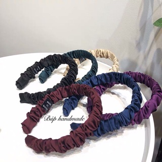 Bờm băng đô lụa nhún xinh xắn