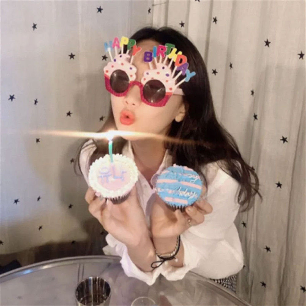 Mắt Kính Hình Chữ Happy Birthday Vui Nhộn Độc Đáo