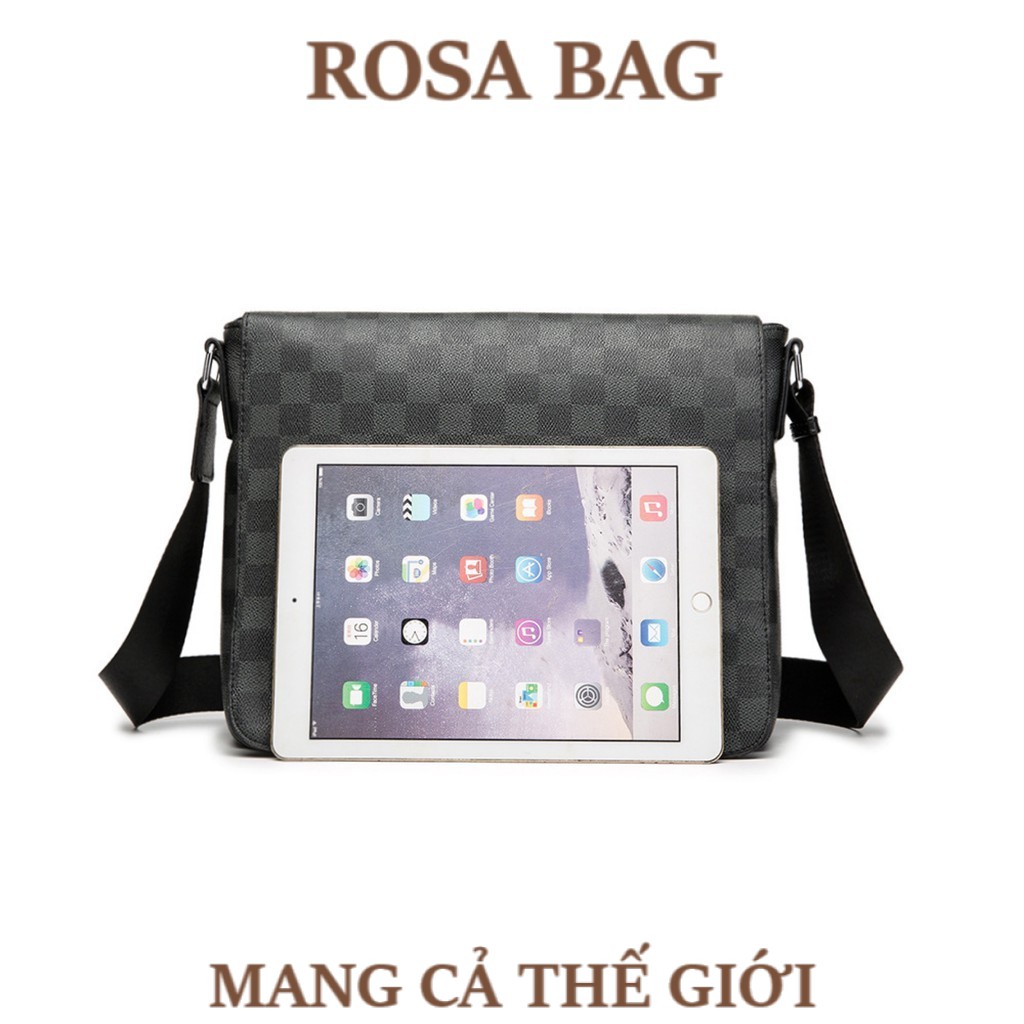 Túi đeo chéo nam túi đeo chéo nam caro lớn túi nam nhiều ngăn đựng vừa IPAD A4 ĐI LẠI tuideocheonguc Mys Bag - tx-0016