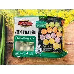 Viên thả lẩu phô mai trứng muối /trứng cá/trứng tôm, tomyum LACUSINA 500g