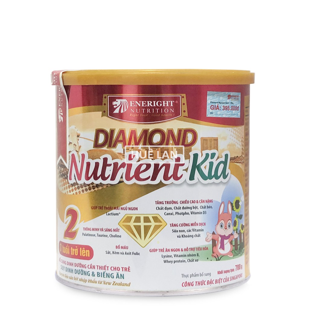 [CHÍNH HÃNG] Sữa Bột DIAMOND Nutrient Kid 2 - Hộp 700g (Bổ sung dinh dưỡng cần thiết cho trẻ SUY DINH DƯỠNG &amp; BIẾNG ĂN)