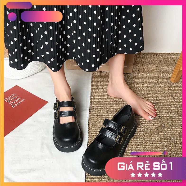 sale (S115) Giầy nữ quai ngang phong cách nữ sinh Nhật Bản (mã A19)(mã H-2) | BigBuy360 - bigbuy360.vn