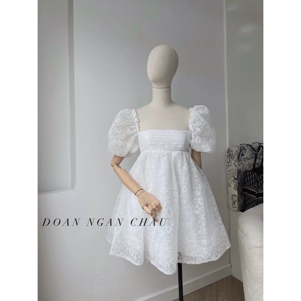 Vải von tằm thêu hoa