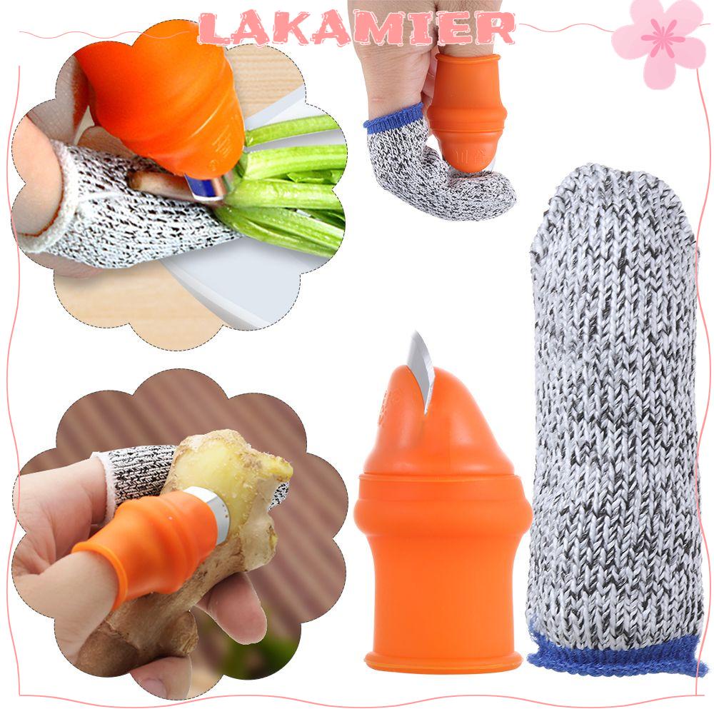 Dụng cụ đeo ngón tay bằng silicone dùng nhặt hạt bào vỏ rau củ quả tiện dụng