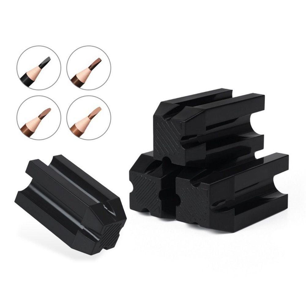 Gọt Bút Chì Vẽ Lông Mày Chuyên Nghiệp Bán Vĩnh Viễn|Bộ Bút Bi Mỏng 4 Ngăn Màu Đen