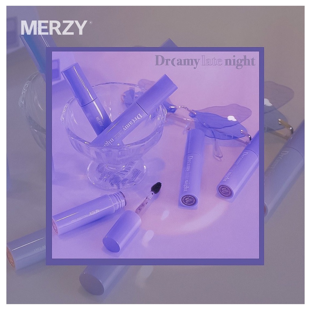 Combo Son kem lì Merzy Dreamy Late Night Mellow Tint 4g + Son Kem Lì Merzy Noir Velvet Tint 4g