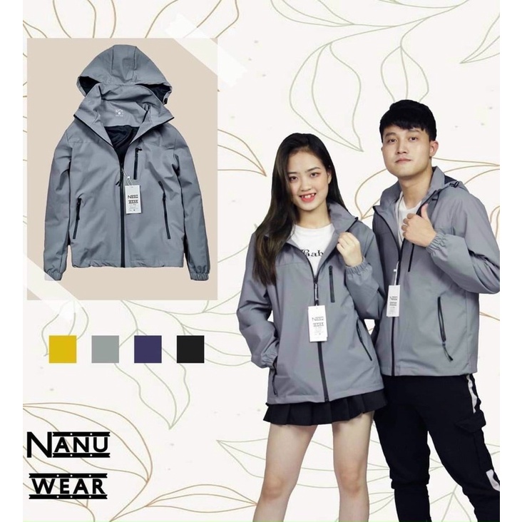 Áo gió trơn 2 lớp uv