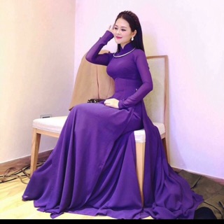Áo dài tà A- 4 tà
