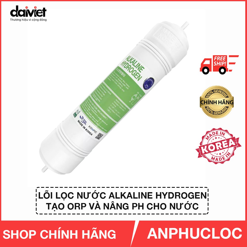 [CHÍNH HÃNG] LÕI LỌC HYDROGEN ALKALINE HÀN QUỐC DÙNG CHO Daikiosan, Makano, Kangaroo, Sunhouse, Karofi, Nakami, Takasa