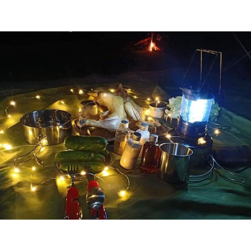 [Sale 12/12] Dây led trang trí lều cắm trại ban đêm nguồn PIN (dài 6m) | BigBuy360 - bigbuy360.vn