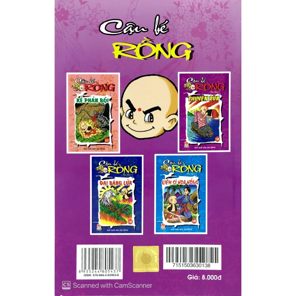 Sách - Cậu Bé Rồng Tập 138 - Thuyền Rùa