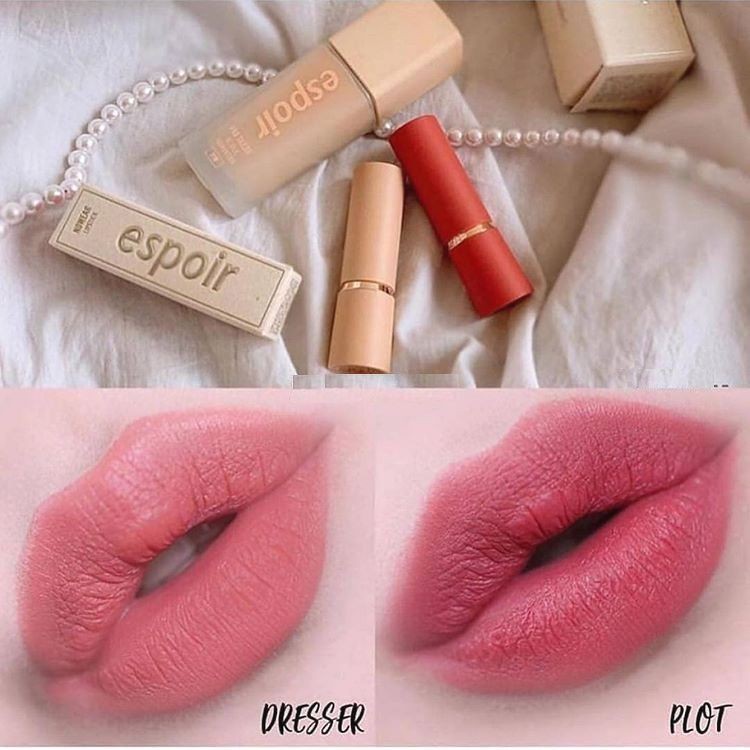 Son Thỏi Mềm Mịn Espoir Lipstick No Wear Gentle Matte (vỏ trắng)