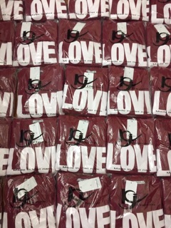 Set áo mẹ con love