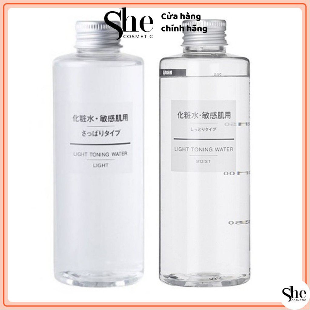 Nước hoa hồng Toner MUJI cân bằng da 200ml Nhật