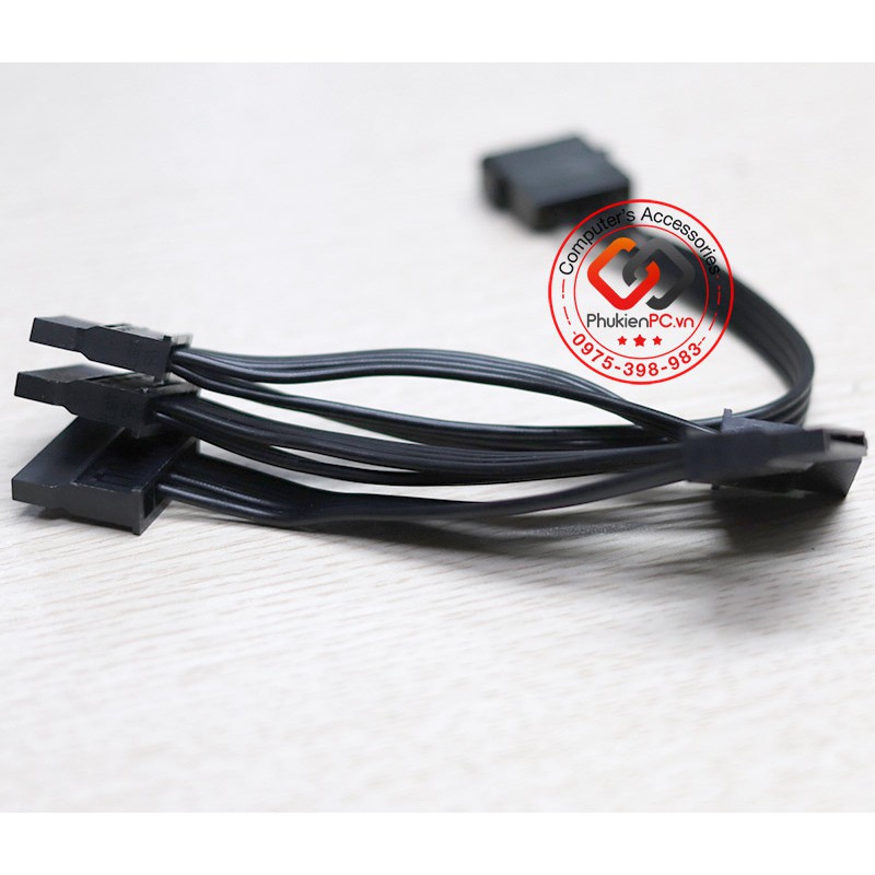 Cáp chia nguồn ATA 4P ra 5 SATA HDD-SSD