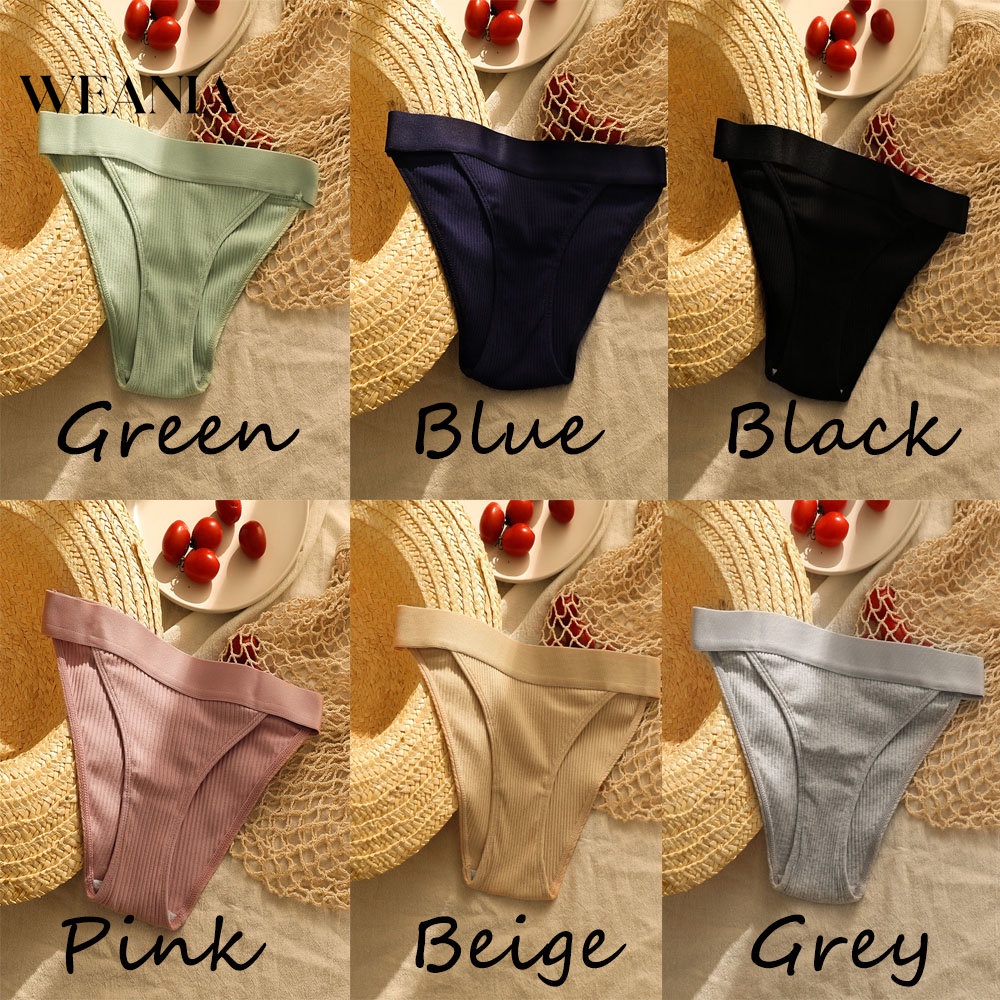 Quần Lót Cotton Không Đường May Màu Sắc Xinh Xắn Cho Nữ
