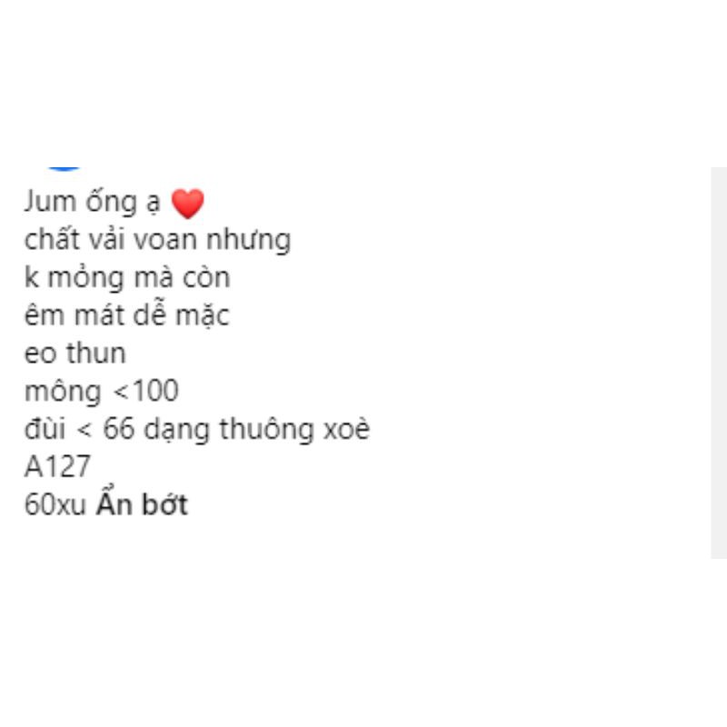 Jum voan ống . A127
