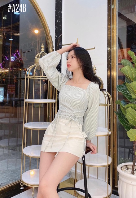 Áo croptop 🌷Áo croptop tay phồng | BigBuy360 - bigbuy360.vn