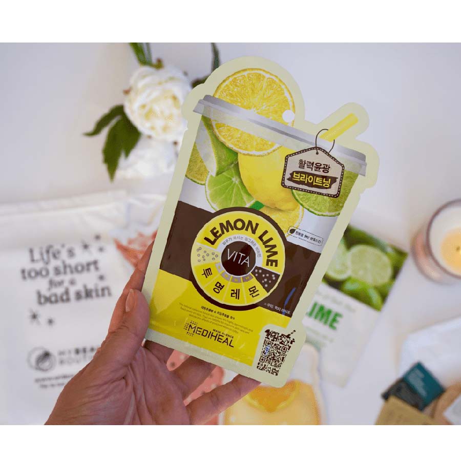 Mặt Nạ Tinh Chất Chanh Tươi Giúp Trắng Sáng Da Mediheal Lemonlime Vita Mask 20ml | BigBuy360 - bigbuy360.vn